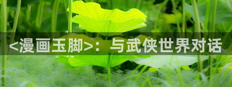 喵趣漫画a：<漫画玉脚>：与武侠世界对话
